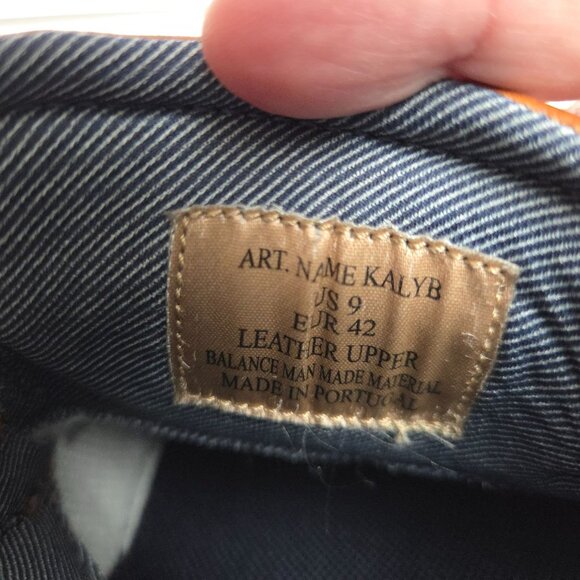 Bullboxer Cognac Leather Slip-On Loafers Mens Size 9 Made In Portugal - Picture 5 of 11